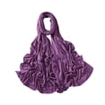thumbnail image 1 of Pañuelo para la cabeza para mujer, protección solar, suave, cómodo, color sólido, para envolver el cabello Violeta claro, 1 of 8