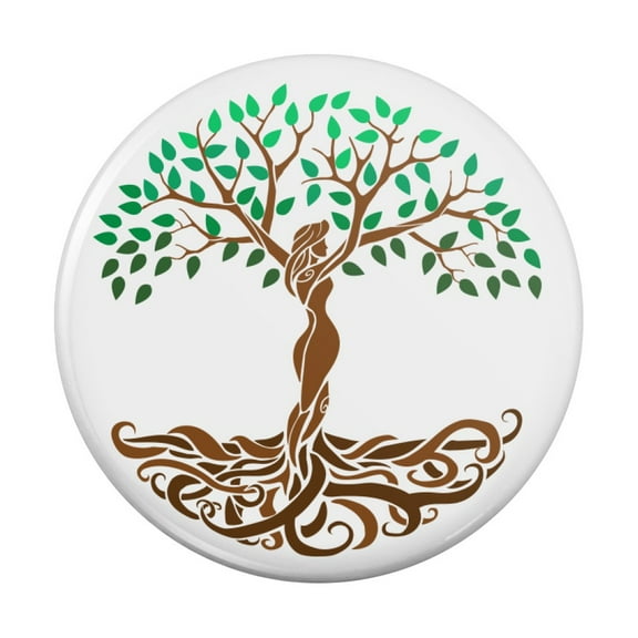 Tree of Life Mother Nature Kitchen Refrigerator Locker Button Magnet