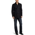 thumbnail image 3 of Kenneth Cole Men's 449NB304 Pea Coat with Attatched Bib Including Big & Tall - Medium Brown - LT, 3 of 4