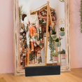 thumbnail image 5 of Wood Floor Mirror Base Picture Frame Stand Support Artwork Display Fixed Holder Stand Non-Slip Full Length Mirror Rack 25X7.5X6.8cm, 5 of 5