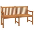 thumbnail image 2 of vidaXL 5 Piece Garden Dining Set Solid Wood Teak, 2 of 5
