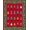 Red, Pattern 1, variant on ODIKA 2x3 Machine Washable Non-Slip Area Rug, Festive Nutcracker Soldier Parade Holiday Welcome High Traffic Rug, Red, 610141