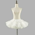 thumbnail image 5 of Yokua Womens 1950s Tutu Tulle Petticoat Double Layer Bubble Puffy Skirt Underskirt, 5 of 15
