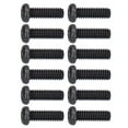 thumbnail image 4 of Pan Machine Screws Pan Machine  Fastener Din 7985 50pcs DIN 7985 Steel Pan Head Machine Screw Fully Threaded Black Zinc Plated  Fastener, 4 of 8