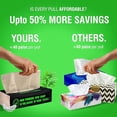 thumbnail image 3 of Beco Bamboo Facial Tissue Paper Box-Soft Pack 100 pulls | Pack of 6, 3 of 5