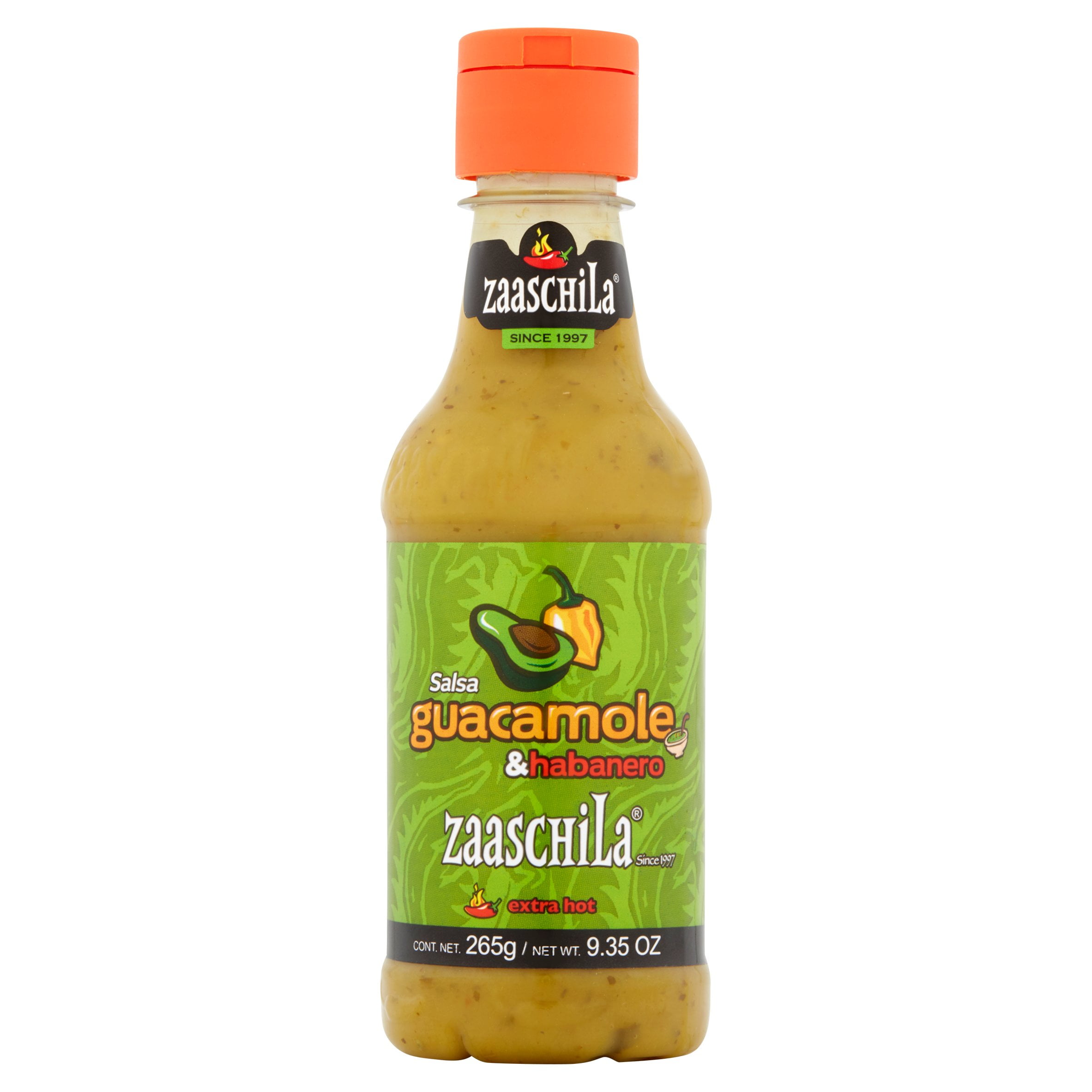 Zaaschila Salsa Guacamole and Habanero, 9.35 oz,