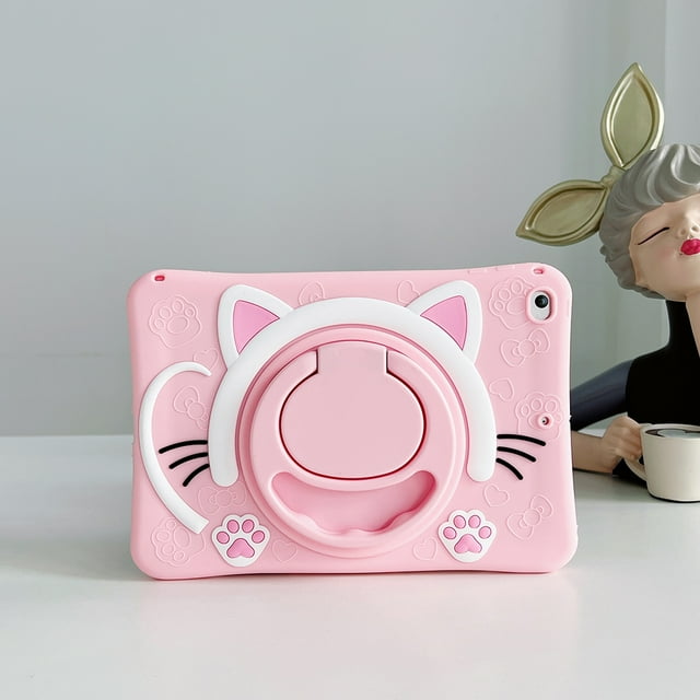Étui pour Tablette pour Enfants pour Samsung Galaxy Tab A8 A9 A9Plus, Étui à Rotation 360, Support en Silicone, Housse pour Galaxy Tab P610 T500 T290 T220 FM A9 Plus (11 Pouces) X216