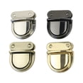thumbnail image 4 of 38MM Buckle Latch Sturdy Metal Small Portable Buckles Tool Exquisite Wear Resistance Turn Lock Bag Purse Decoration Closure Golden, 4 of 9