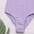 thumbnail image 7 of Miluxas Girl's V-Front Camisole Dance Leotard Purple 12-13Years, 7 of 7