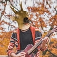 thumbnail image 2 of Disfraz de cosplay con forma de animal, casco de látex con forma de ciervo, 2 of 2