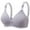 Dark Gray, variant on Clearance Sale 2025 Bra Women Clearance Lace Back Button Shaping Cup Adjustable Shoulder Strap Large Size Underwire Bra