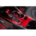 thumbnail image 7 of Xotic Tech Red ABS Gear Shift Panel Console Water Cup Holder Cover Trim, Compatible with Toyota Camry XLE/XSE 2018 2019 2020 2021 2022 2023 2024 with Seat Heater Buttons, 7 of 7