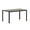 Gray, variant on Flash Furniture Finch Commercial Grade Outdoor Dining Table 55" x 31" with Faux Teak Poly Slats and Metal Frame, Gray/Gray