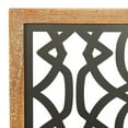 thumbnail image 5 of DecMode Black Metal Cut-out Geometric Wall Decor (4 Count), 5 of 8