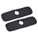thumbnail image 1 of Uxcell 2 piezas de protector de salpicaduras para fregadero de cocina, tapete absorbente de grifo de microfibra, atrapador de goteo lavable a máquina, negro, 1 of 5