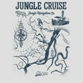 thumbnail image 2 of Women's Jungle Cruise Map of the Jungle Racerback Tank Top White Heather Small, 2 of 4