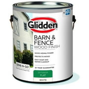 Glidden Grab-N-Go 1 gal. White Flat Barn & Fence Exterior Paint