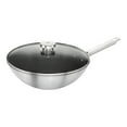 thumbnail image 1 of ZWILLING Joy Plus Wok en Acier Inoxydable 18/10 de 30 cm / 12 Pouces, 1 of 11