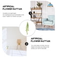 thumbnail image 3 of 2 unids artificial vegetación falsa plantas colgantes decoración de pared imitación flor viñas, 3 of 6