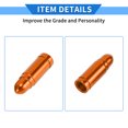 thumbnail image 6 of Unique Bargains 4 Pcs Tire Valve Stem Caps 32x10MM Car Wheel Valve Cap Universal for Car Bike Aluminum Alloy Orange, 6 of 7