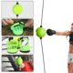 thumbnail image 4 of Dark green Bola de reflejo de bolas de velocidad de boxeo con suspensión de ventosa, saco de boxeo de doble extremo, 4 of 4