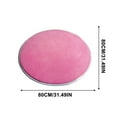 thumbnail image 2 of Round Rug 31.49 Inch Ultra Soft Plush Modern Non-Slip Circle Area Rug for Kids Bedroom, Fluffy Shag Circular Rug for Nursery Room, Anti-skid Carpet Home Decor,Pink, 2 of 4