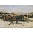 thumbnail image 3 of Gergely Pörge 18x13 Black Modern Framed Museum Art Print Titled - Hungarian Market Scene, 3 of 5