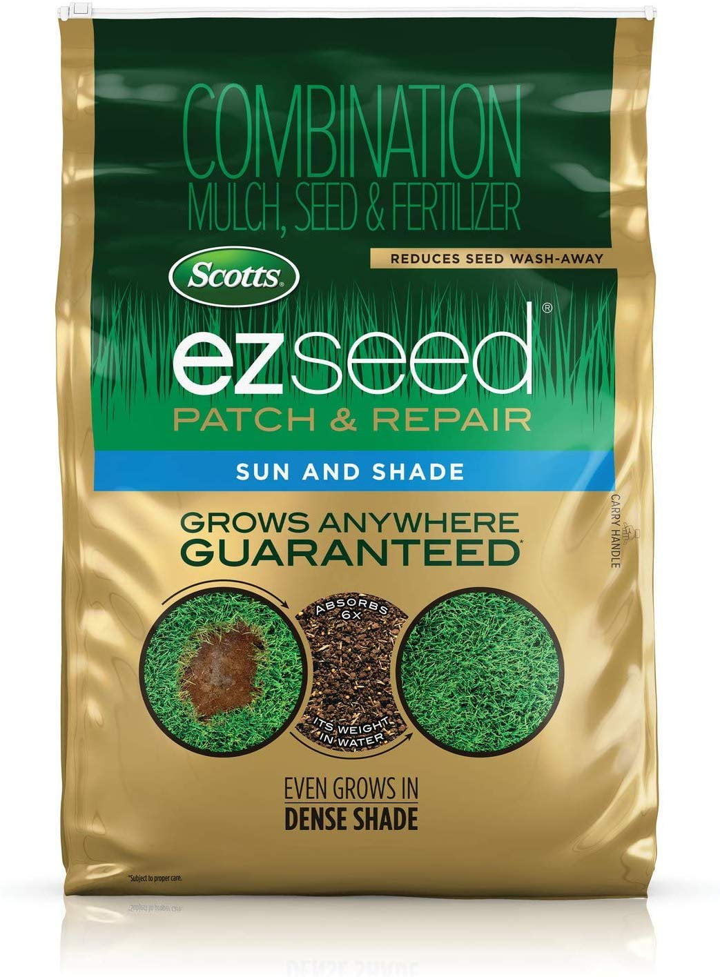 Scotts EZ Seed Patch and Repair Sun and Shade, 40 lb. Combination Mulch, Seed and Fertilizer