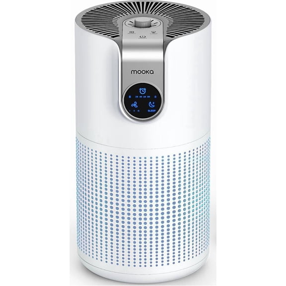 Air Purifiers for Home Large Room Up to 1500ft² with Aromatherapy, HEPA Purifier Bedroom Pets Kitchen, Filter Cleaner Wildfire Smoke Pollen Dust Dander Odor, 15dB, M03