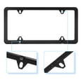 thumbnail image 4 of Unique Bargains 2 Pcs Car License Plate Frame Rhinestone Holder Universal 4 Holes,Black, 4 of 7