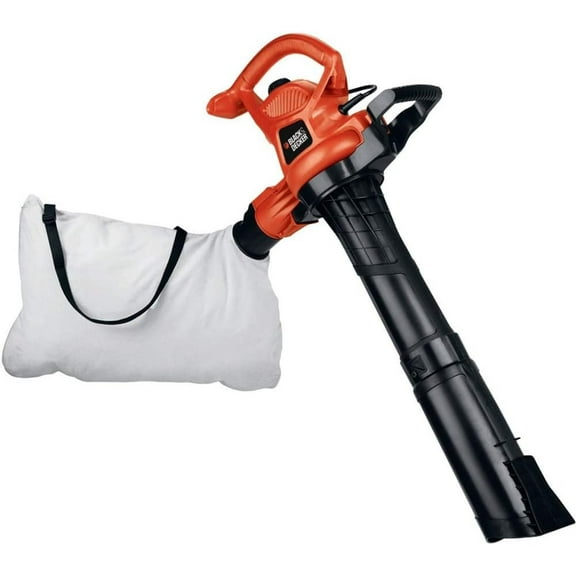 BLACK DECKER 3-in-1 Leaf Blower, Leaf Vacuum and Mulcher, Up to 230 MPH, 12 Amp, Corded Electric BV3600