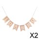 thumbnail image 1 of 2x Vintage Yute I Do BBQ Banner Bunting Garland Boda Despedida de Soltera Decoración 2 piezas, 1 of 8