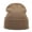 Coffee, variant on LIZUOJUN Beanie Men Women - Unisex Cuffed Plain Knit Hat Cap Korean Style Slouchy Knit Hat Warm Winter Skull Cap for Men & Women Orange A