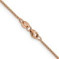 thumbnail image 3 of 14K Rose Gold Franco Chain Styles Necklace 1 mm D/C Open 18 inch 0.95, 3 of 4