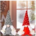 thumbnail image 6 of Christmas Decorations Home Ornaments, Christmas Snowflake Knitted Hat Rudolph Doll Decoration Faceless Doll Dwarf, Goblin Doll Decoration, Multicolor, 6 of 7