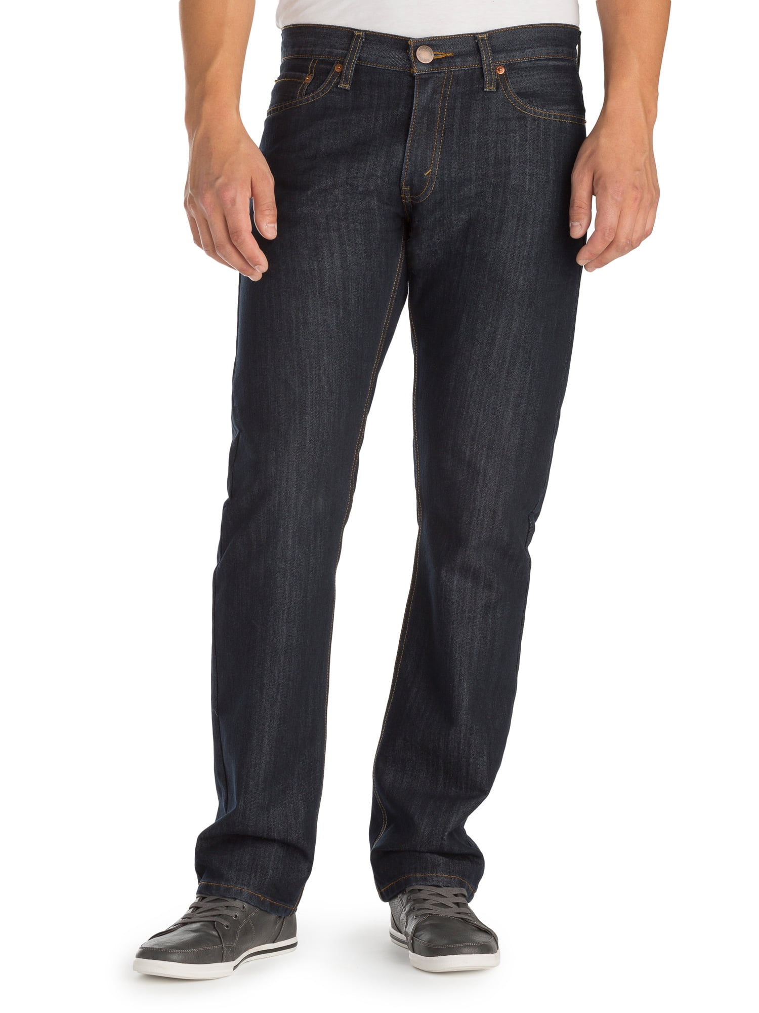 Men's Slim Straight Jeans - Walmart.com