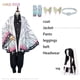 thumbnail image 1 of Disfraz de Kochou Shinobu para adultos y niños, ropa de Cosplay de Kanae, uniforme con Clip de mariposa, capa de Slayer, traje de Halloween, 1 of 5