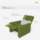 thumbnail image 2 of Sillón Reclinable Onstore London Futbolero lino, 2 of 10