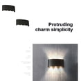 thumbnail image 4 of Toystoory Luz de pared portátil elegante reemplazo LED impermeable interior exterior hogar Hotel pasillo jardín lámpara de pasillo herramienta de Iluminación y accesorios Blanco 6000K Toystoory HA070947-02B, 4 of 6