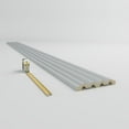 thumbnail image 6 of Ekena Millwork 7 7/8"W x 94 1/2"H x 1 1/8"D Fluted Casing (12-Pack), 6 of 6