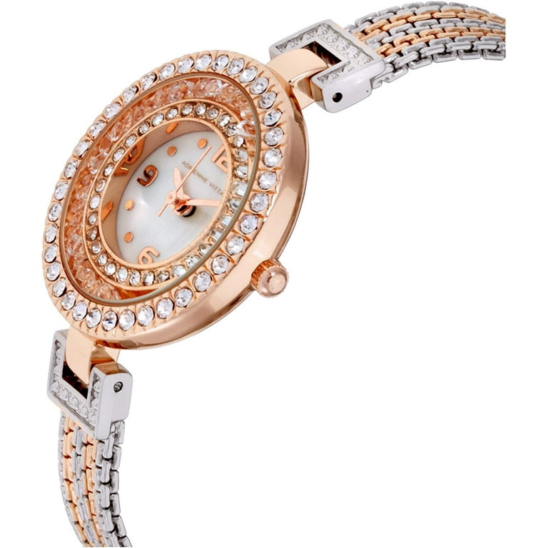 Adrienne Vittadini Women's Watch And Bracelet Set