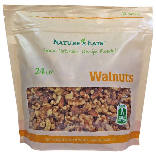 Nature's Eats Walnuts, 24 oz