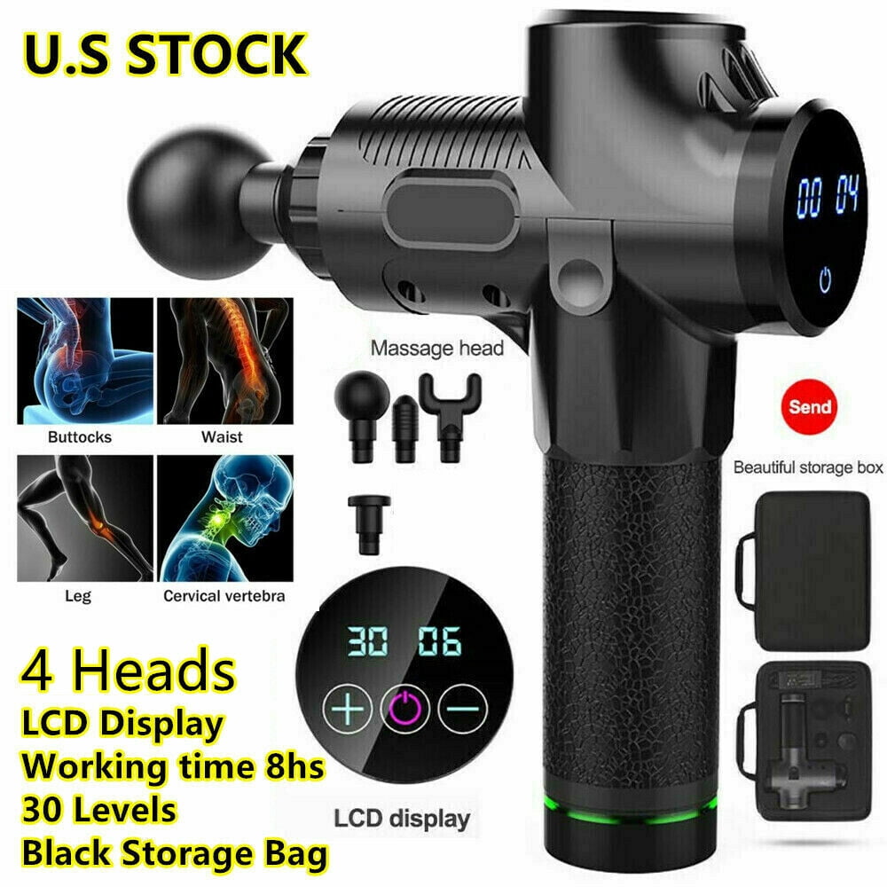 30 LEVEL Portable Massage Gun for Pain Relief, Athletes, Muscle ...