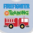thumbnail image 4 of Inktastic Future Firefighter Kids Fireman Boys Baby Bib, 4 of 4