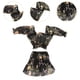 thumbnail image 5 of 1: 6 - escala - mujeres - tops de brazos cortos muñecas femeninas - verano - Minirirte dulce cosplay negro, 5 of 7