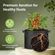 thumbnail image 5 of Zhuge Bolsas para cultivo de plantas de 7 galones, paquete de 5 macetas Tomoato con asas, tela no tejida para aireación, macetas de jardinería resistentes, color negro, 5 of 5