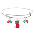 thumbnail image 1 of Fiudx Pulsera Navideña de Aleación con Diseño de Árbol de Navidad, Joya Llamativa, Colgante de Aceite Único, Regalo para Fiesta, Compromiso, Accesorio Ideal para Mujer., 1 of 2