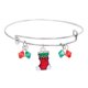 thumbnail image 1 of Fiudx Pulsera Navideña, Elegante Collar de Aleación, Diseño de Colgante de Árbol Festivo, Elegante Joyería para Mujer, Ideal para Fiestas y Banquetes, Ideal Como Regalo, Talla Ajustable, Incluye Una, 1 of 1