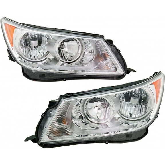 For Buick LaCrosse/Allure Headlight Assembly 2010 11 12 2013 Pair Driver and Passenger Side For GM2502335 | GM2503335