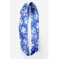 thumbnail image 2 of Bimba Blue Bandhani Tie-Dye Pure Silk Printed Head Bandanas Summer Neck Wrap Scarf 40 x 80 Inches, 2 of 6